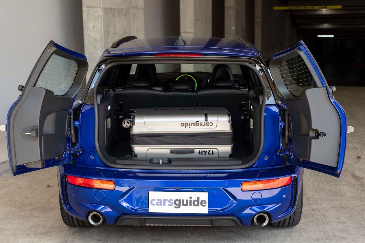 The boot does fit some luggage.